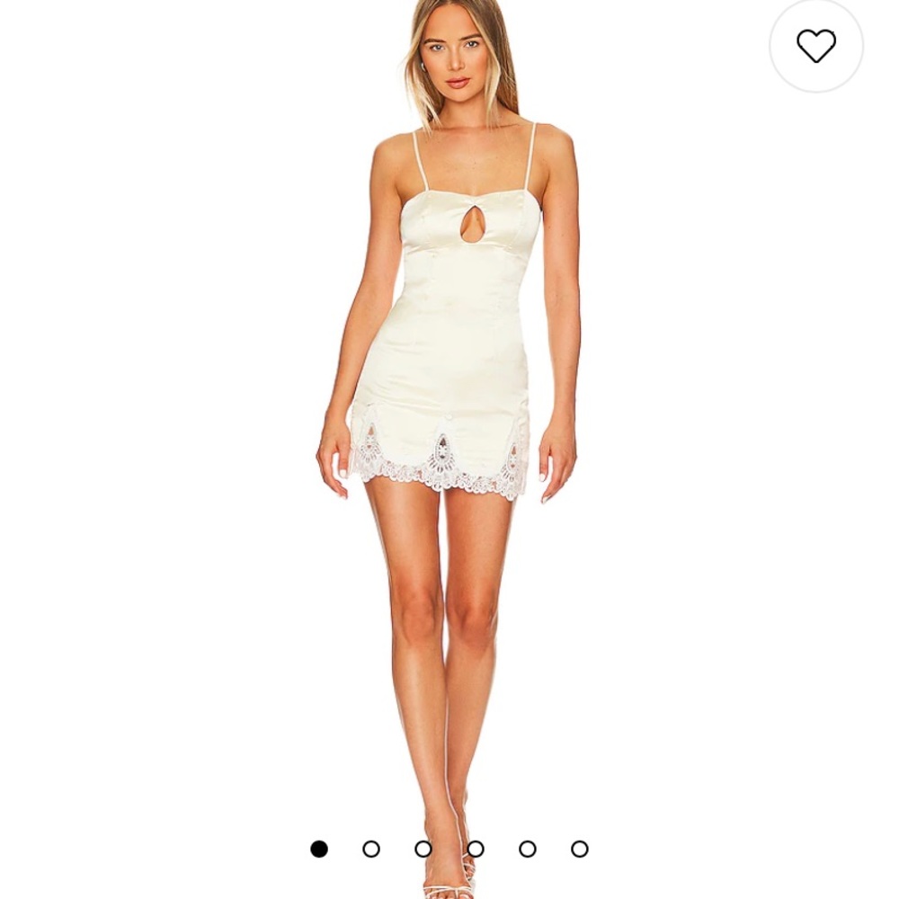 cute satin and lace dress